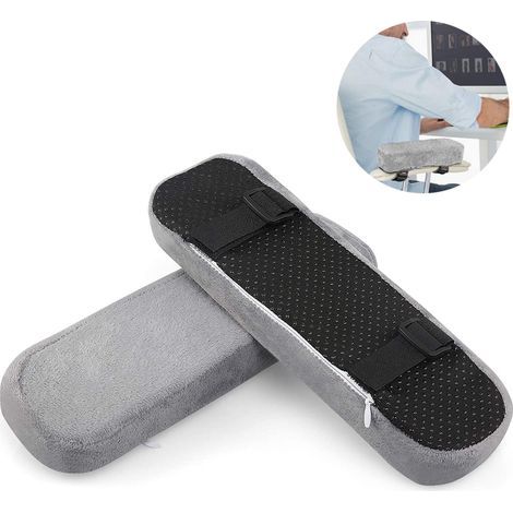 2 Paar Armlehnenkissen, Memory-Schaum, waschbarer Bezug, Büro-Gaming-Stuhl (1/5)