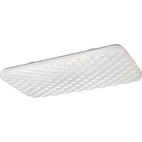 Plafonnier LED 36W 63,5cm blanc effet étoilé Rabalux (1/5)