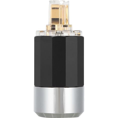Fiche d'alimentation Monosaudio en cuivre pur plaqué or 24 carats, connecteur d'alimentation audio HIFI 100‑250VF109G (femelle) (1/5)