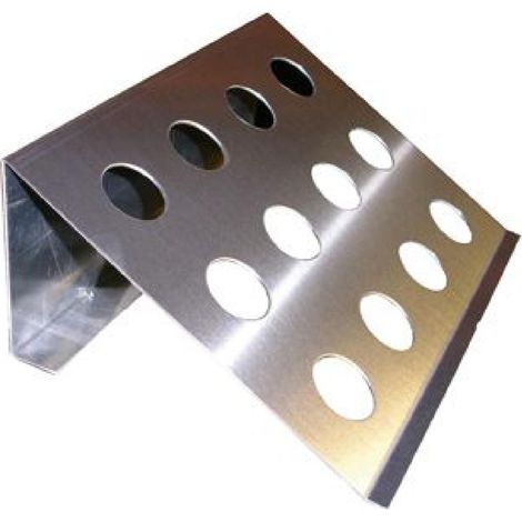 Repose pieds copilote Alu - 12 trous - 250x200mm