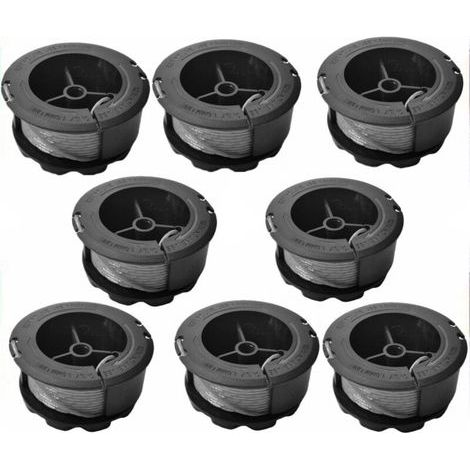 8 Bobine Fil Coupe Bordure Convient pour Bosch UniversalGrassCut 18 18-26 18-260, Numéro de produit des bobines F016800570(longueur: 6m, diamètre: 1.6mm) (1/5)