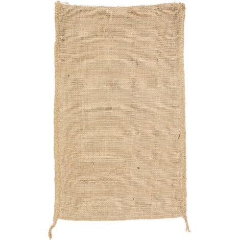 Lot de 5 sacs en toile de jute naturelle 40 x 60 cm pour le stockage, le transport, le jardin et l'artisanat
