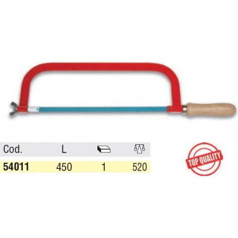 SEGHETTO OMMA DA FERRO 12" CON MANICO IN LEGNO