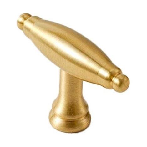 Poignées de porte en laiton pour meubles, 6 tailles disponibles, pour portes, tiroirs d'armoires et meubles à chaussures, 50 mm (1/5)