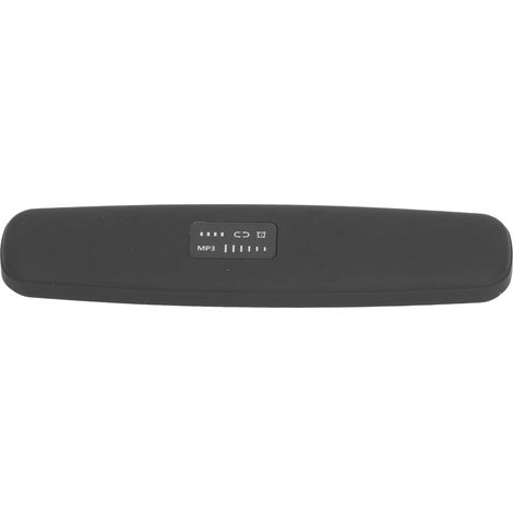 Enceinte de sommeil à conduction osseuse, son stéréo, portable, sans fil, Bluetooth, lecteur MP3, à placer sous l'oreiller, pour la maison, noire (1/5)