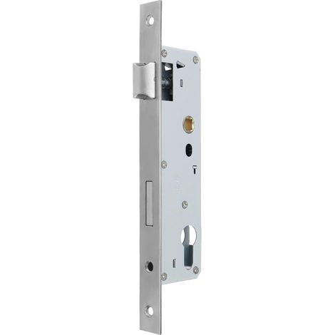 Serratura a mortaio a punto singolo LARGEIGHT, serratura a mortaio in acciaio inossidabile per porte interne e porte del bagno, 85×20 mm (1/5)
