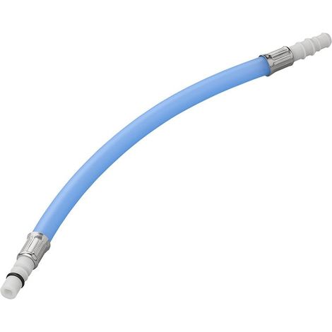 Raccord de tuyau flexible, 25 cm, bleu