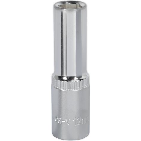 Sealey Premier Deep Socket 1/2""Sq Drive 12mm S1212D