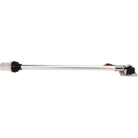 Feu de poupe LED rabattable à 360 degrés, lampe de navigation de 56 cm (22 pouces) avec base en acier inoxydable 316 pour bateaux de pêche, yachts et navires (1/5)