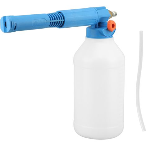 Pulvérisateur à mousse haute pression 2000ML avec raccord rapide 1/4 pouce pour jardin, terrasse et voiture, bleu (1/5)