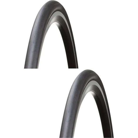 2x pneu vélo route noir lisse 700x23 (23-622) course 30TPI tringle rigide fixie singlespeed