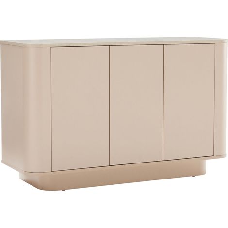 Buffet uni 3 portes L 120 cm crème (1/5)