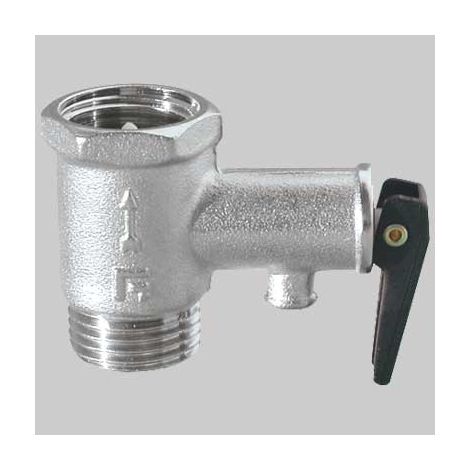 VALVOLA DI SICUREZZA CON LEVETTA  1/2 MF     MADE IN ITALY