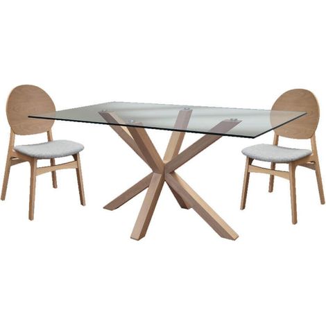ELARA - poltrona moderna in legno (1/2)