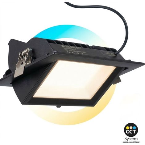 Faretto LED rettangolare orientabile - CCT 60W - 100° Driver