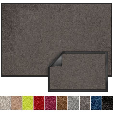 Tapis de Porte Paillasson d'entrée Performa, Gris anthracite, 200 x 200 cm