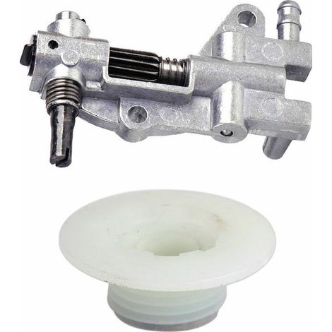 Pompa olio per motosega con set di viti per ingranaggi per motoseghe 4500 5200 5800 45 CC 52 CC 58 CC