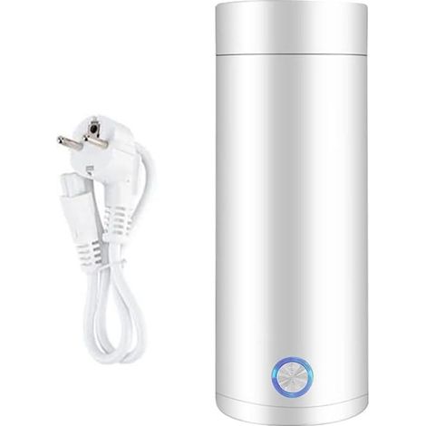 Bouilloire électrique portable 400ml – Acier inoxydable 304 – Temps de chauffage 4-5 min – Conception double isolation thermique (1/5)