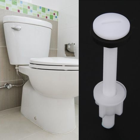 3 Paar zweiteilige Schraubensets für Toilettenspülkästen, Befestigungsmaterial, Zubehör, Reparaturwerkzeuge (1/5)