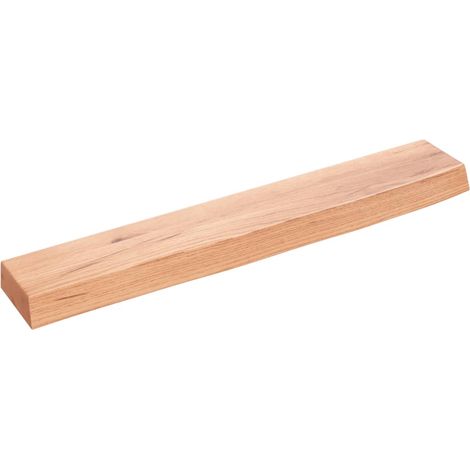 Maison Exclusive - Wandregal Hellbraun 60x10x4 cm Massivholz Eich (1/5)