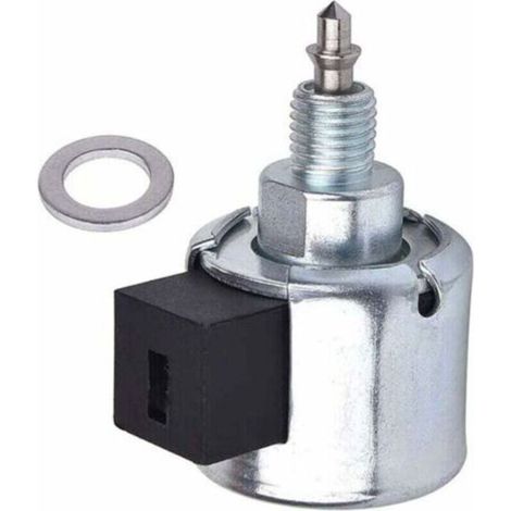 846639 Solénoïde d'arrêt de carburant avec joint de remplacement pour moteur de jardin Briggs et Stratton 33R777-0012-G1-- (1/5)