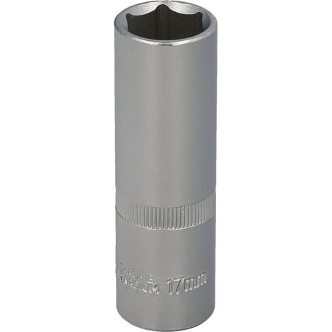1/2" langer Sechskant-Steckschlüssel 17 mm. 6-seitiges Profil (1/5)