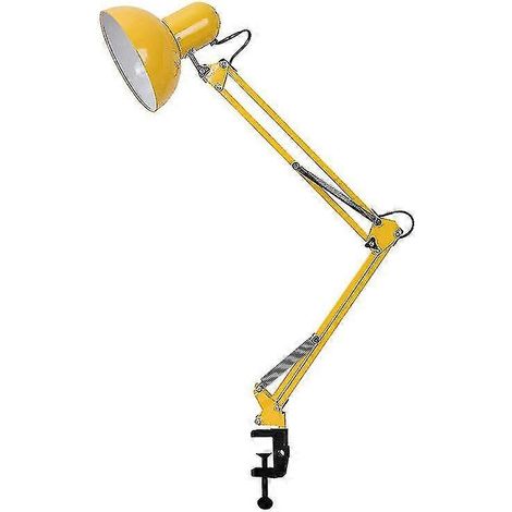Flexible LED-Schreibtischlampe mit Klemme und Schwenkarm, ideal zum Lesen, fürs Büro oder Studio