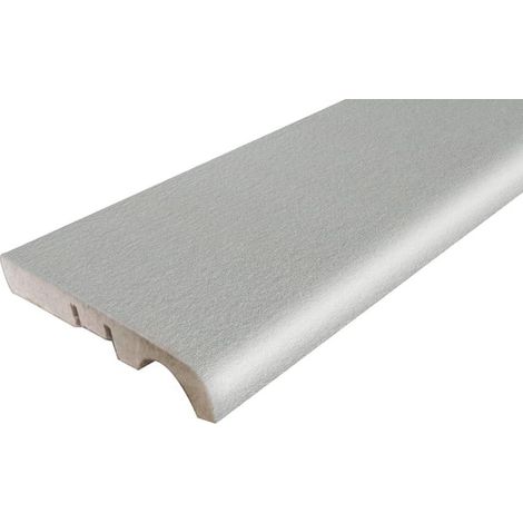 10 pezzi Battiscopa Mdf Rivestito in Alluminio  mm 10 x 70 x 2400