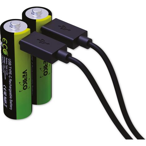 Verico LoopEnergy AA USB-C® 2550mWh USB-C® Akku Li-Ion 1700 mAh 1.5 V 2 St. (1/5)