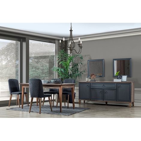 Comedor completo INDIGO gris