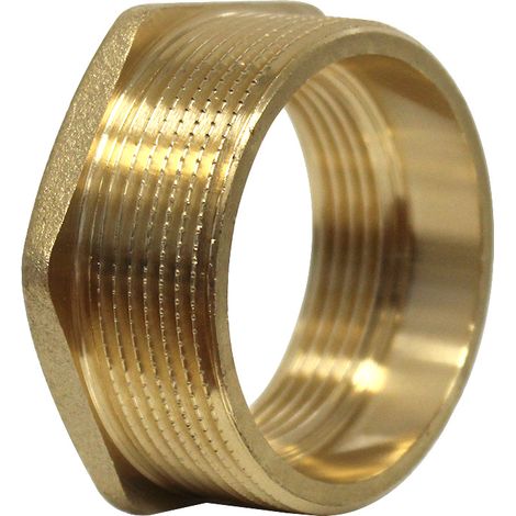 Watts – Raccord laiton réduit mâle/femelle 2"-1"1/2 – Filetage entrée 50/60-40/49 – Pour installations sanitaires et chauffage