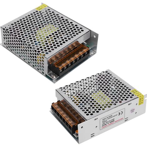 Schaltnetzteil-Treiberadapter aus Aluminiumlegierung, DC24V LED-Bildschirmstreifenbeleuchtung für 3D-Drucker (S-100-24 (24V 4,2A 100W) AC100-240V) (1/5)