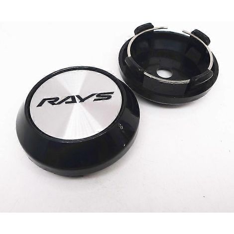 cache-moyeux de roue 64 mm Rays Racing, fabrication japonaise, protection anti-poussière, accessoires de style automobile cache-moyeux de roue A (1/5)