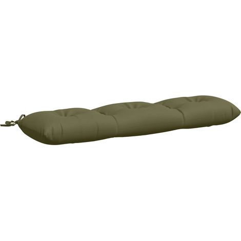Coussin de banc VIANEN 100 % polyester Vert olive vidaXL (1/5)