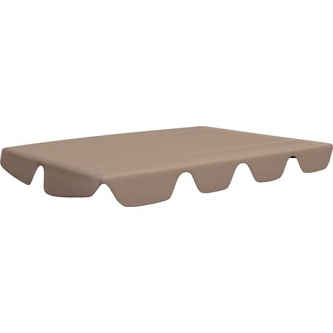 vidaXL Baldacchino per Dondolo Giardino Tortora 188/168x145/110