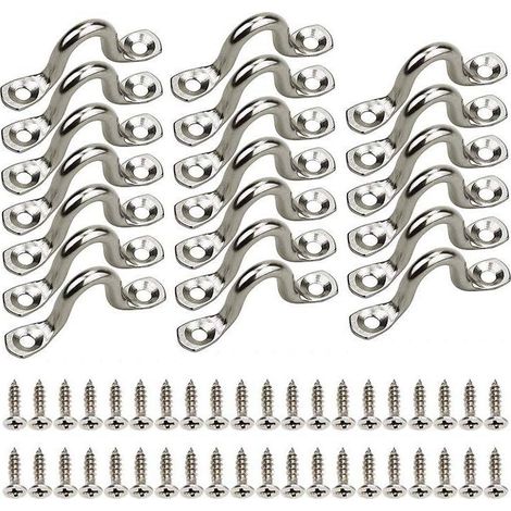 Poignée de Maintien de Bateau, 20pcs Barre de Maintien en Acier Inoxydable 316 de 56 Mm pour Bateau de Yacht, RV