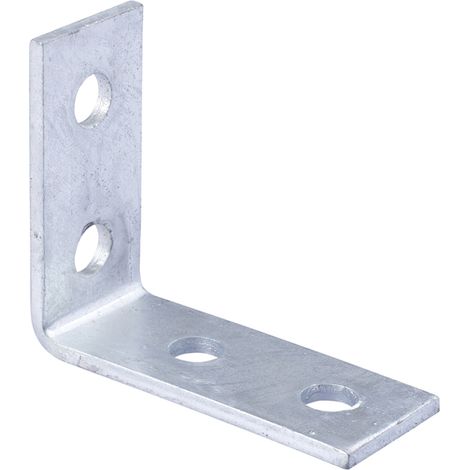 Right Angle 4(2X2) Hole Bracket 86 X 102 HDG - Box of 25