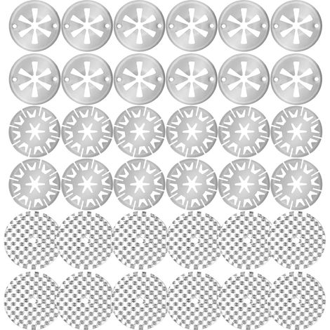 Lot de 36 plaques de protection thermique pour voiture - 52 mm - Disques de serrage de 30 mm - Disques de serrage - Garde-boue - Kit de réparation - Compatible avec N90335004 6715468 (1/5)