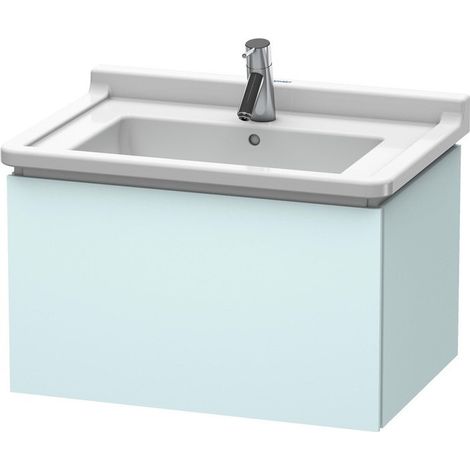 Mobile lavabo L-CUBE 469x670x408mm Azzurro opaco