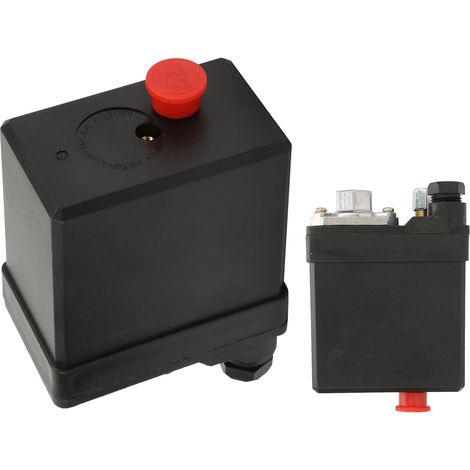Pressostat 380V 20A pour compresseur d'air monophasé, interrupteur de régulation pression réglable 75-175 psi, accessoire compresseur, durée vie mécanique 50 000 cycles - (1/5)
