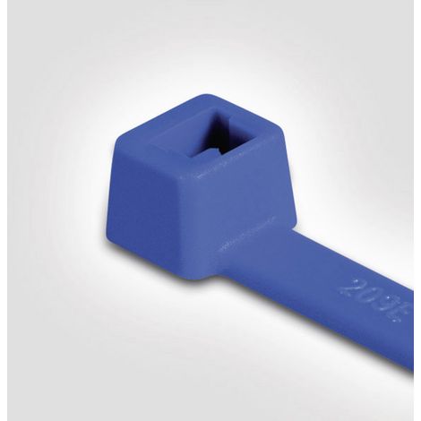 HellermannTyton  T120R-E/TFE-BU Kabelbinder   Blau  1 St.