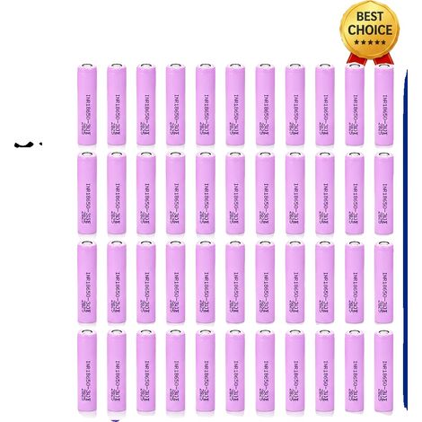 Batería de iones de litio, capacidad de 3500 mAh, tasa de descarga de 20 A, 40 unidades INR18650-35E (1/2)