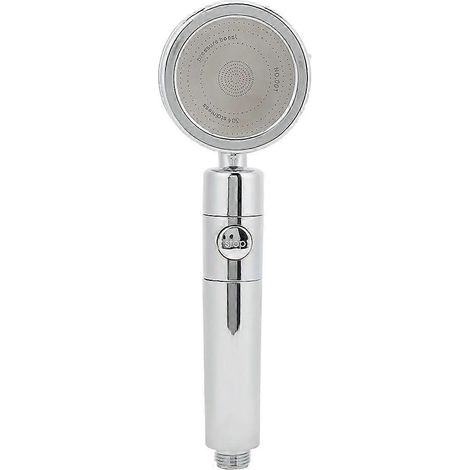 Soffione doccia portatile regolabile con filettatura G1/2" e 3 modalità per accessori da bagno. (1/5)