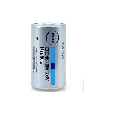 Pile lithium ER34615M D 3.6V 14.5Ah – Technologie lithium – Pour outils électroportatifs – Longue durée de vie – Compatible avec appareils spécifiques – Enix Energies (1/4)