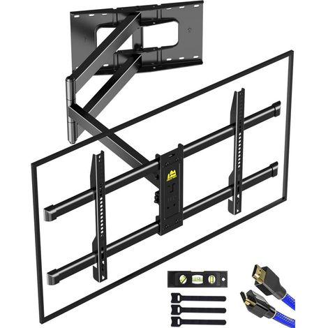 Wandhalterung TV Schwenkbar Neigbar 32-80Zoll 50kg 109cm 600x400mm (1/5)