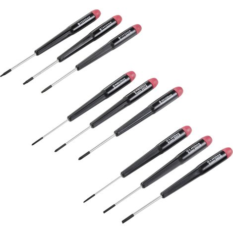 Jeu de tournevis TOOLCRAFT 9 pièces vis à fente, cruciforme Phillips, TORX® intérieur X984312 (1/5)