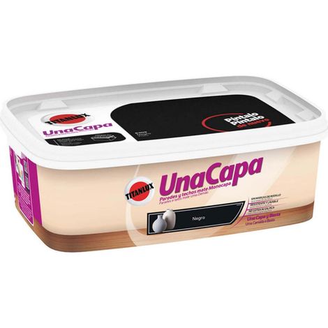 Vernice ecologica per plastica, una mano, nera 2,5 l
