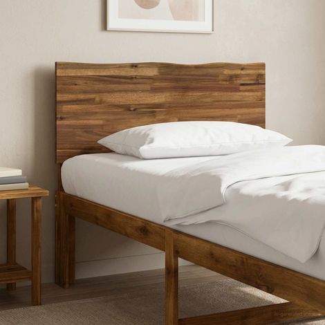 vidaXL Cabecero de borde vivo ROSTOCK Natural 90 cm (1/5)