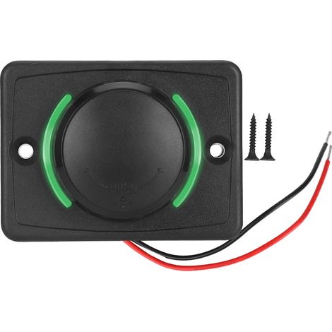 Prise allume-cigare voiture USB double port DC12V/24V noir avec LED verte chargeur (1/5)
