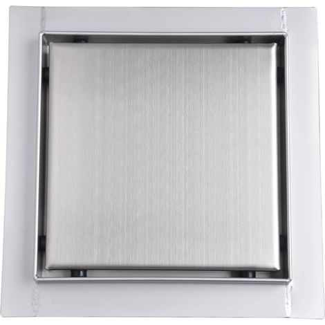 Bc-elec - Q01-20 Plato de ducha de acero inoxidable 20cm, plato de ducha, altura ajustable 63-83mm
